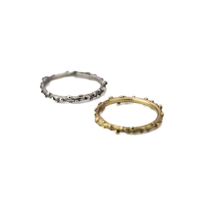 Dainty Bobble Stacking Rings