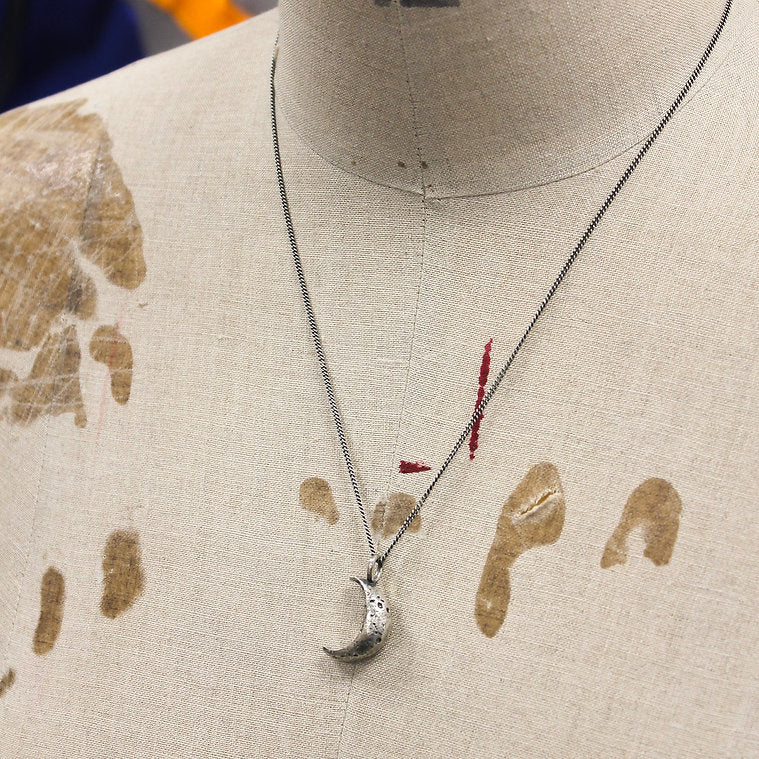 Zero-Waste Crescent Moon Necklace