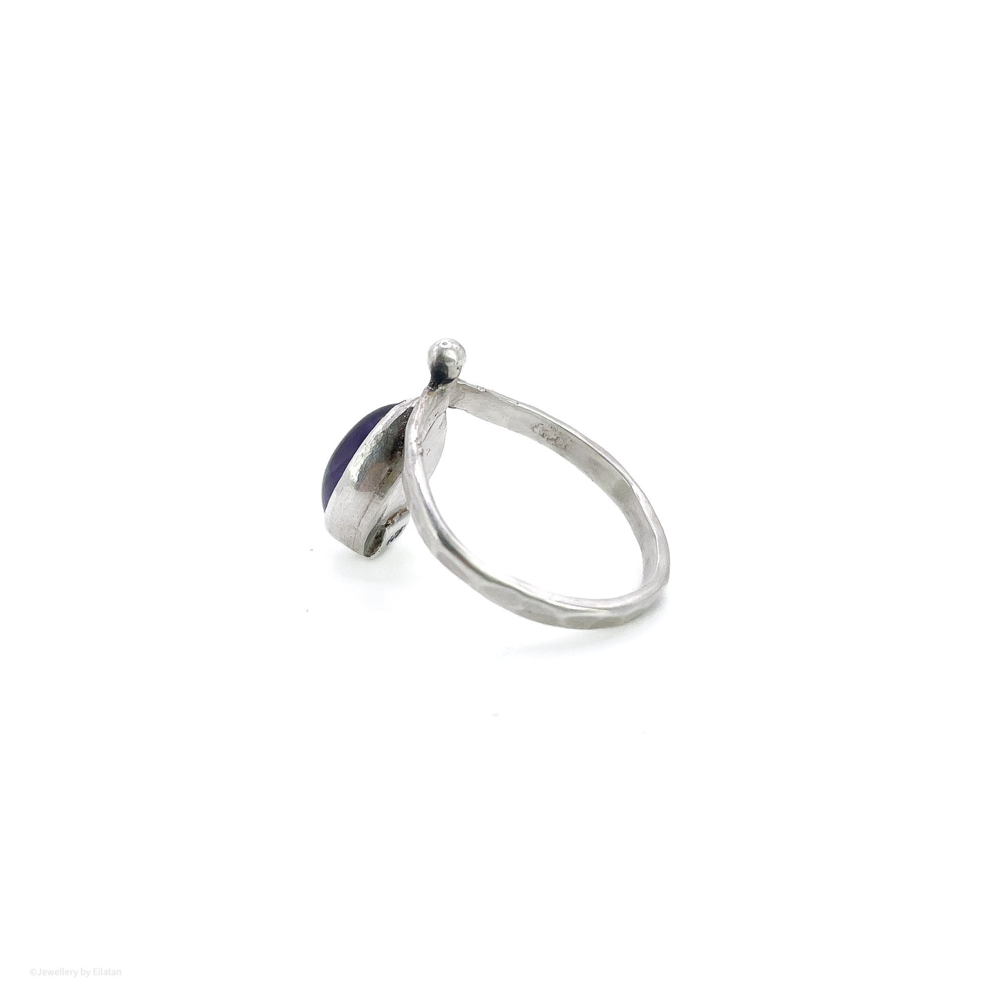 Amethyst Teardrop Ring