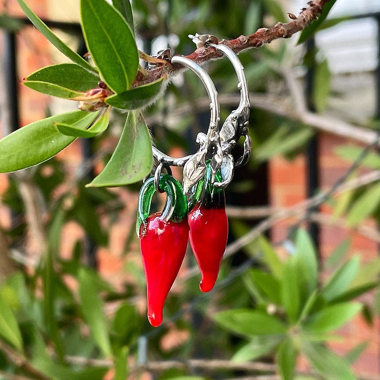 Chilli Pepper Talisman Earrings