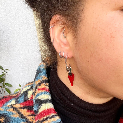 Chilli Pepper Talisman Earrings