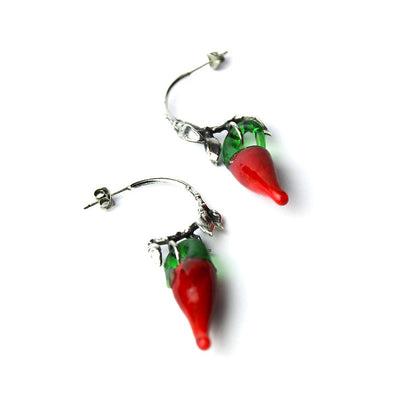 Chilli Pepper Talisman Earrings