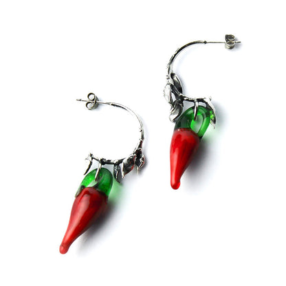 Chilli Pepper Talisman Earrings