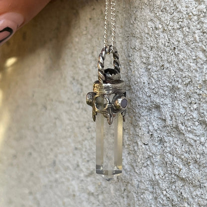 Crystal Quartz Point Necklace