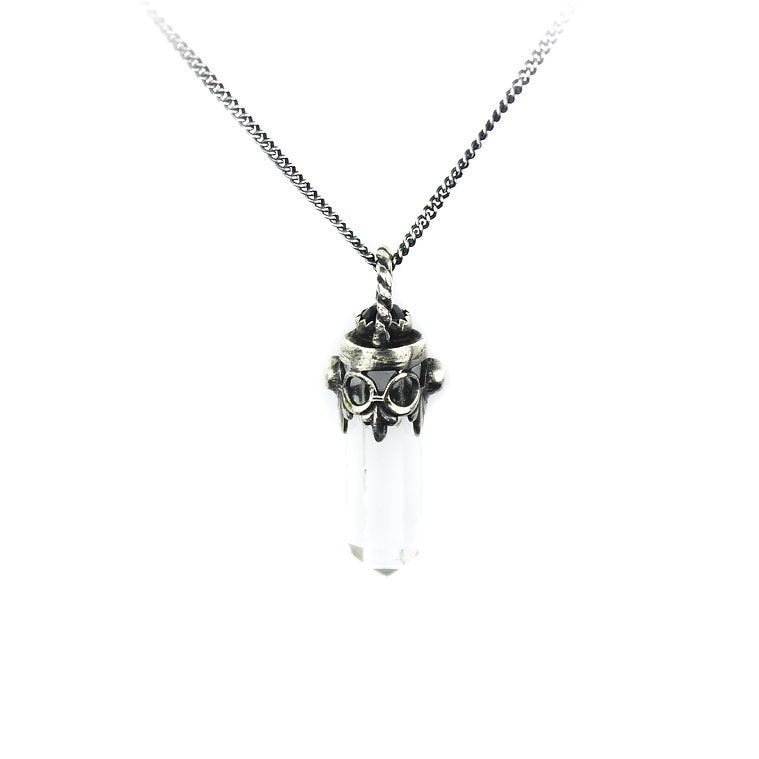 Crystal Quartz Point Necklace