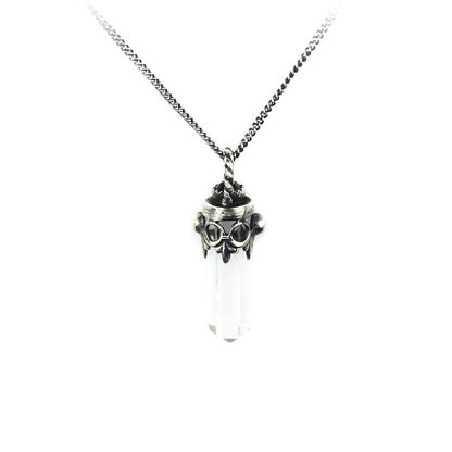 Crystal Quartz Point Necklace