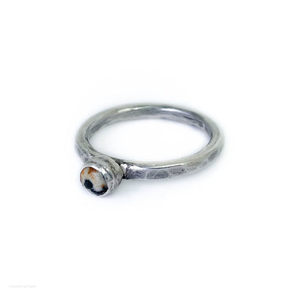 Dalmatian Jasper Stacking Ring