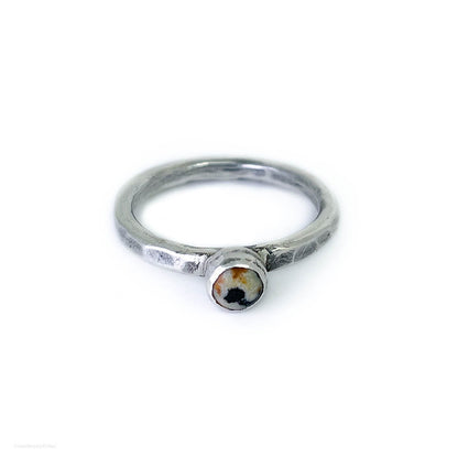 Dalmatian Jasper Stacking Ring