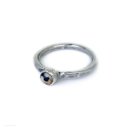 Dalmatian Jasper Stacking Ring