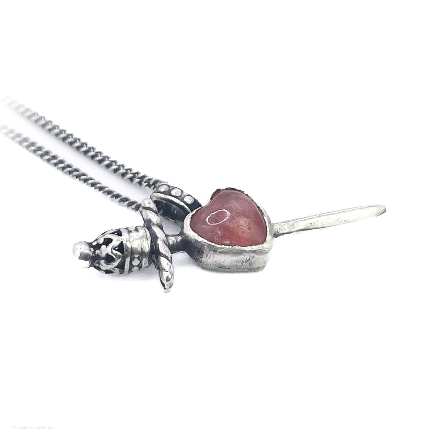 Rhodochrosite Heartbreaker Necklace