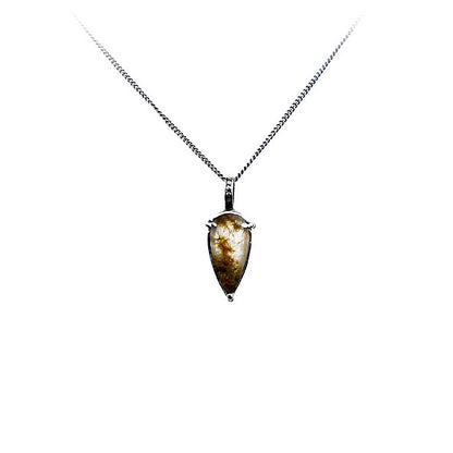 Golden Rutilated Quartz Necklace