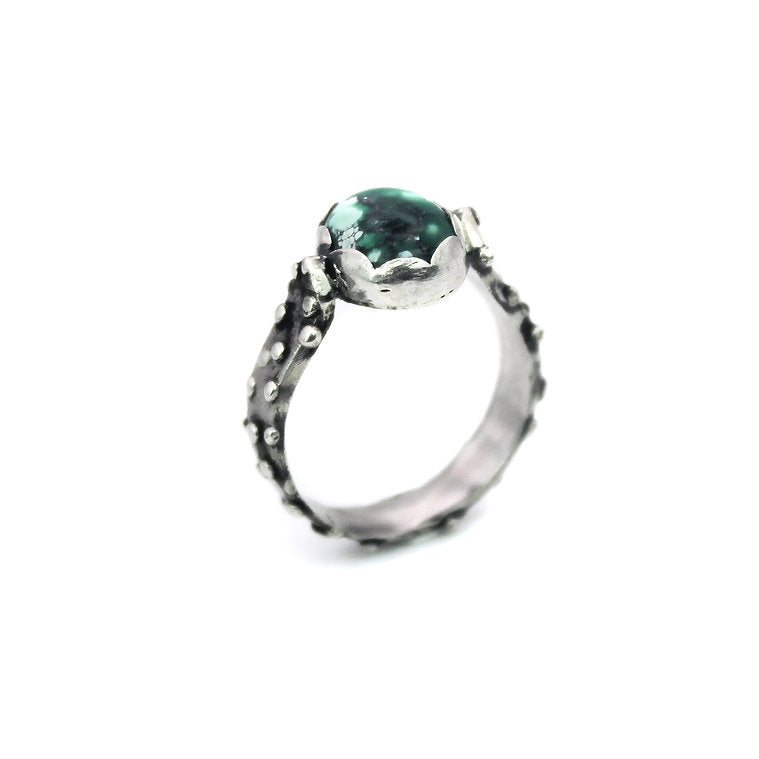 Hubei Turquoise Bobble Ring