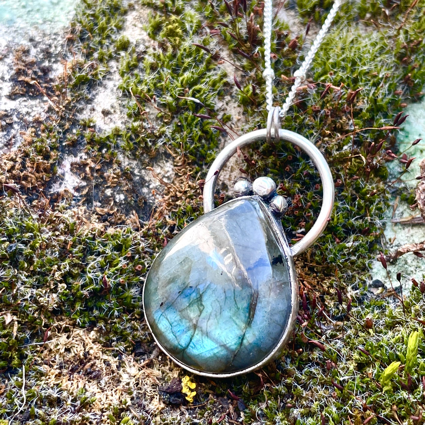 Large Labradorite Necklace