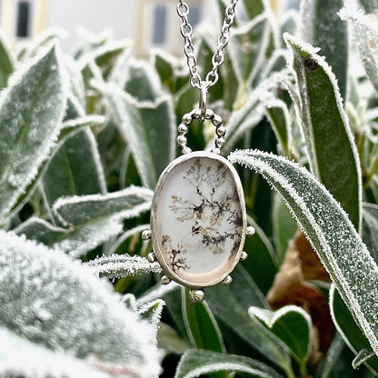 Scenic Dendritic Agate Necklace