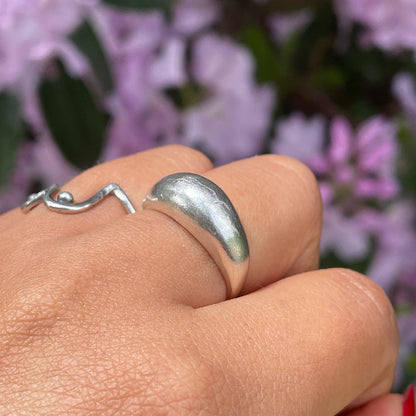 Sterling Silver Dome Ring